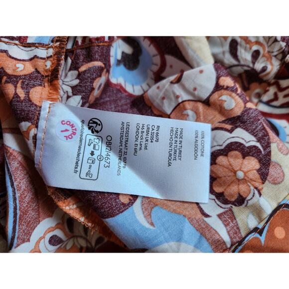 NWT Anthropologie The Somerset Maxi Dress Size XL Bronze Floral #NC504 - Picture 9 of 10